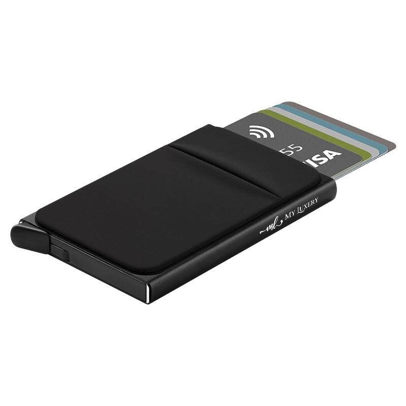 Gravur Personalisiert ALU Kartenetui RFID NFC Schutz - Portemonnaie