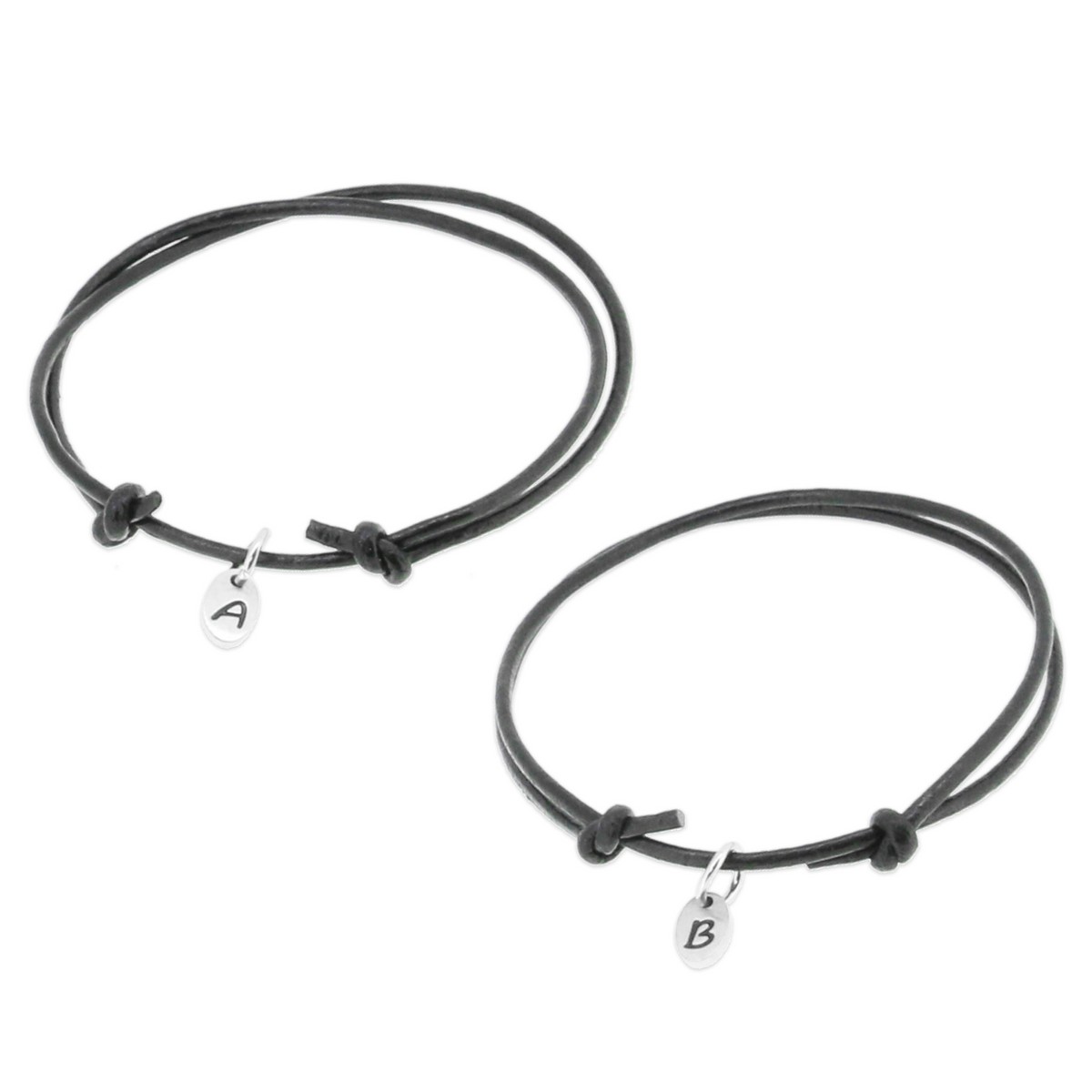 2 x Echtleder Surferarmband