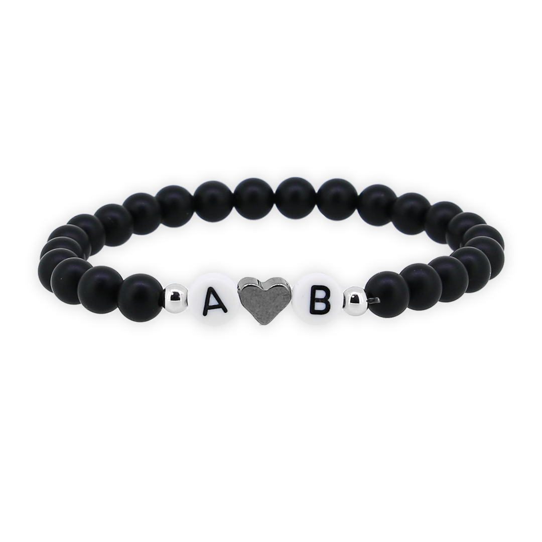 1 x Black Heart Armband