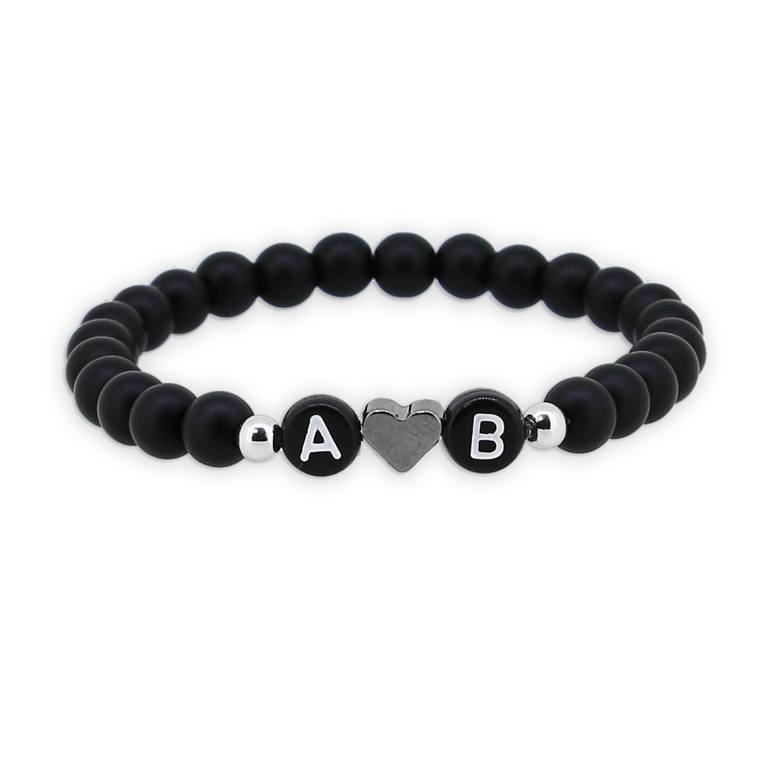 1 x Black Heart Armband