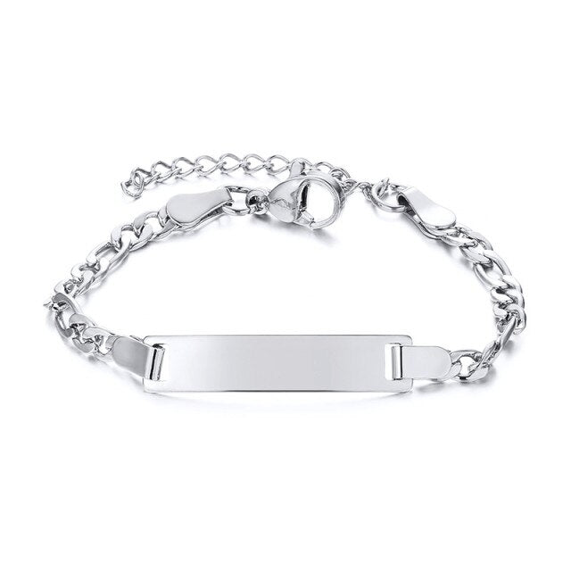 Kinder / Baby Armbänder inkl. Gravur + Geschenkbox