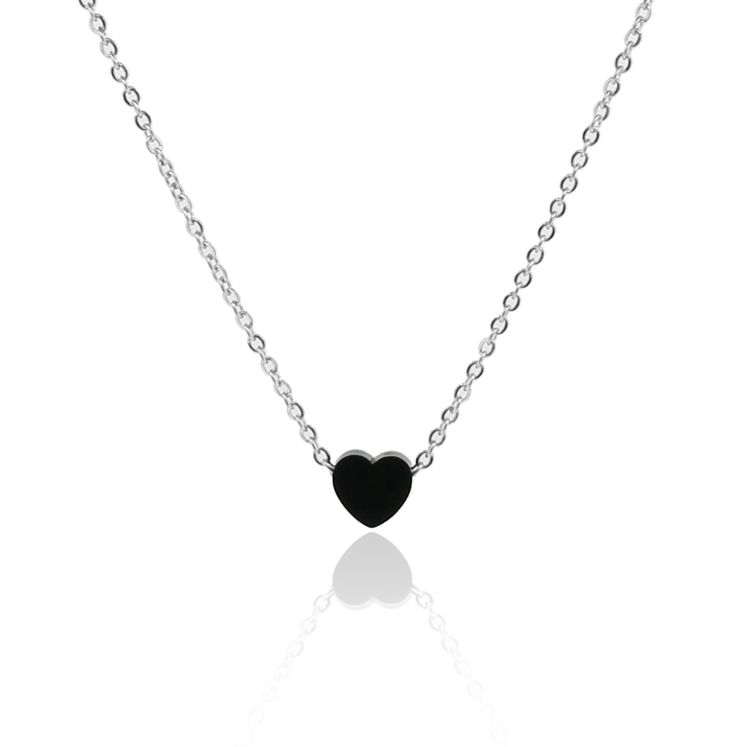 Personalisierte Damen Halskette BL Heart  I Einfach
